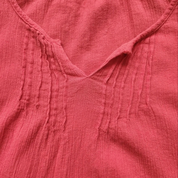 Sonoma Boho Short Sleeve Womens Shirt Red Size Small - Picture 4 of 9